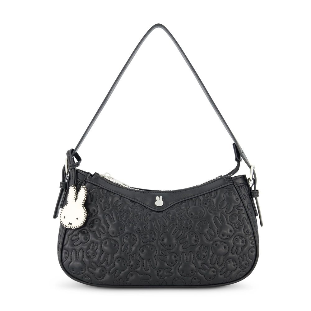 Miffy Bag, Quilted Mini Handbag With Adjustable Shoulder Strap, T_T - Picture 2 of 6